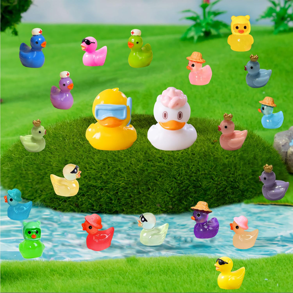U-Zimikee glitter duck adds sparkle to mini scenes and gifts