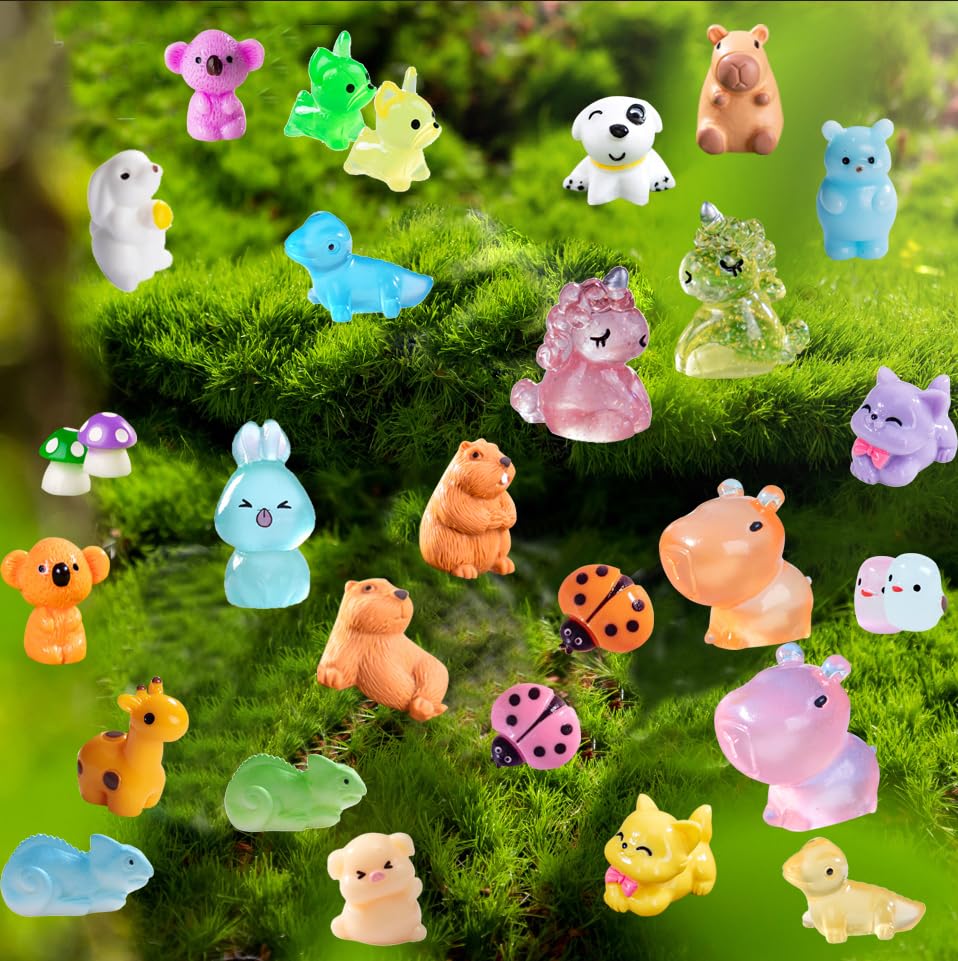 U-Zimikee ducks mini figures for fairy gardens and crafts