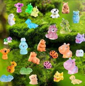 U-Zimikee ducks mini figures for fairy gardens and crafts