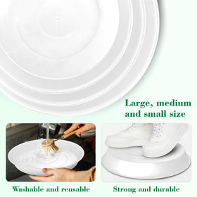 U0U 3-size round stepping stone mold 12-6 inch for versatile patio paths.