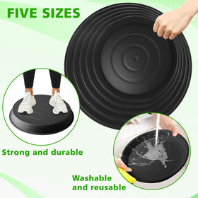U0U round 9.25in mold provides mid-size stepping stones for walkways.