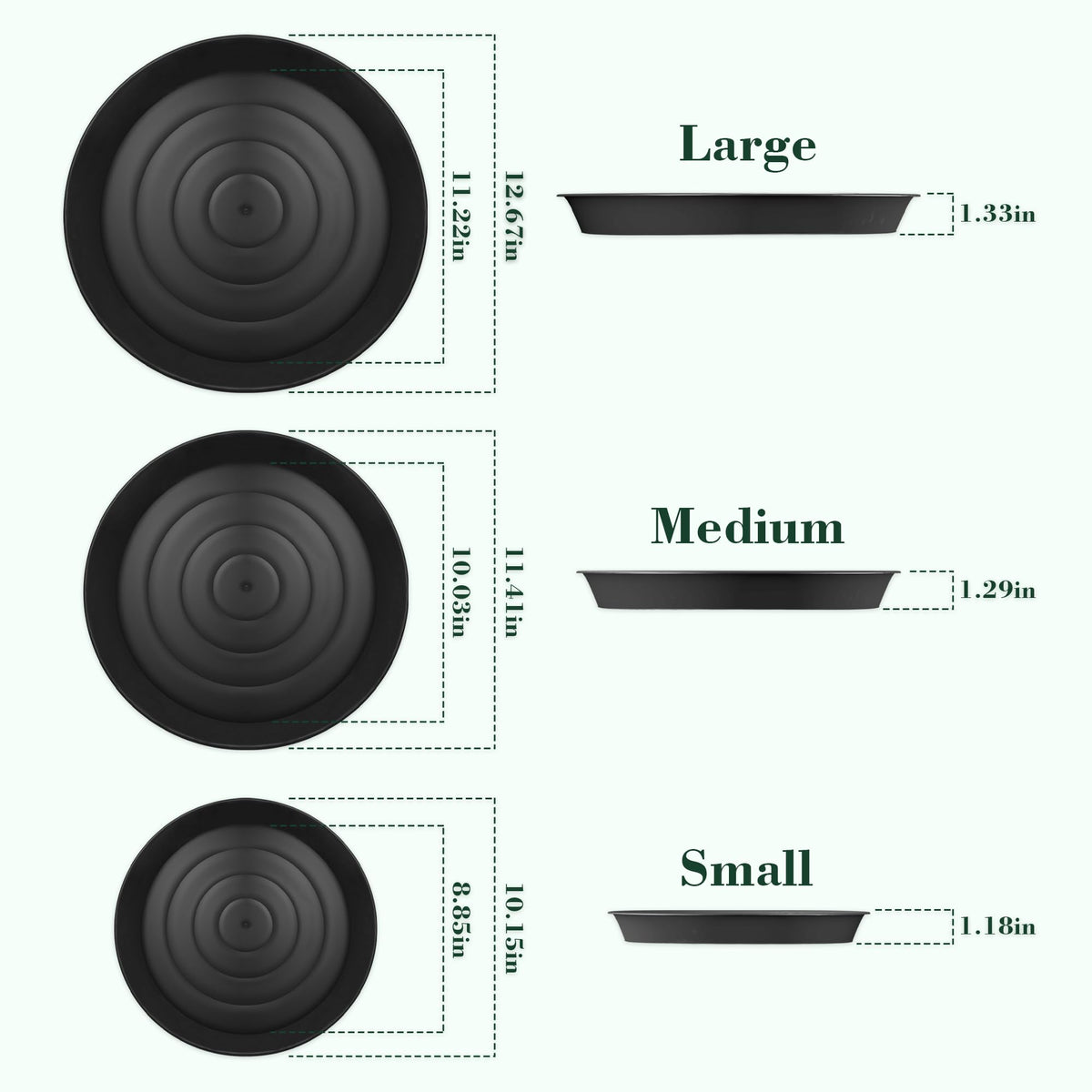 U0U round stepping stone mold 11-4 inch for varied path design; durable and reusable.