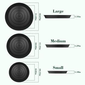 U0U round stepping stone mold 11-4 inch for varied path design; durable and reusable.