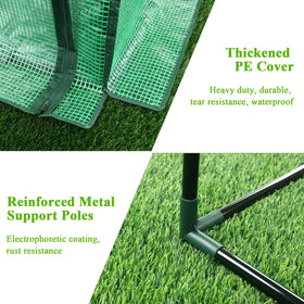 U'Artlines Portable Mini Greenhouse suitable for indoor and outdoor use for versatile setups.