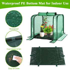 U'Artlines Portable Mini Greenhouse with zipper-entry for easy plant access.