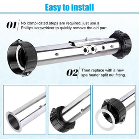 UASAM installation-ready image showing mounting with two screws
