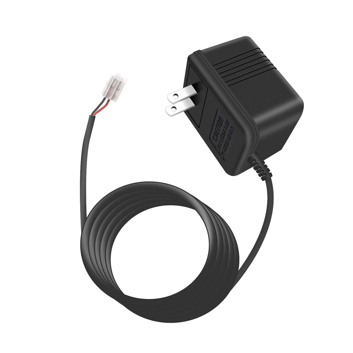 UAUSE replacement transformer for Rain Bird SST400i, side view, ensuring consistent indoor timer power.