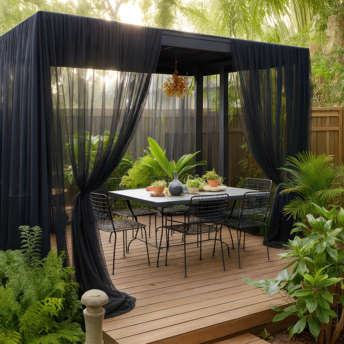 UB-STORE Black DIY Mosquito Net bird-barrier for crops.