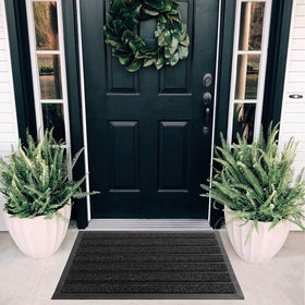 ubdyo 30x17 outdoor-indoor entry mat for patios and foyers.