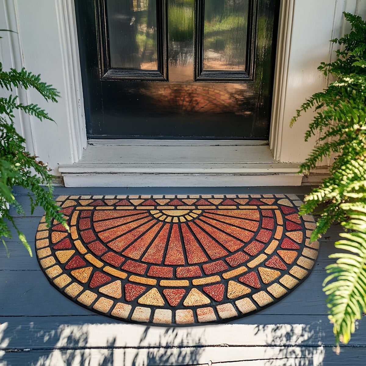 ubdyo door mat 36x24 red durable for heavy traffic at entry