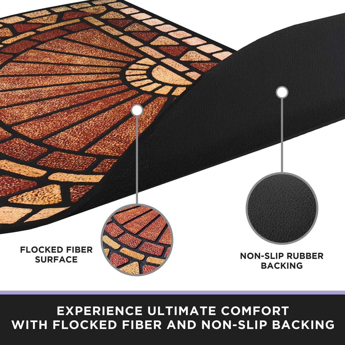ubdyo door mat 36x24 red outdoor use withstands weather