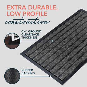 ubdyo bright grey welcome mat adds modern style at the doorstep