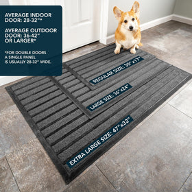 UBDYO door mat low-profile 0.4-inch fits under doors