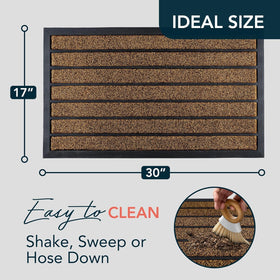 ubdyo durable door mat designed for high-traffic outdoor use.