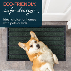 ubdyo durable mat handles heavy foot traffic with stability.