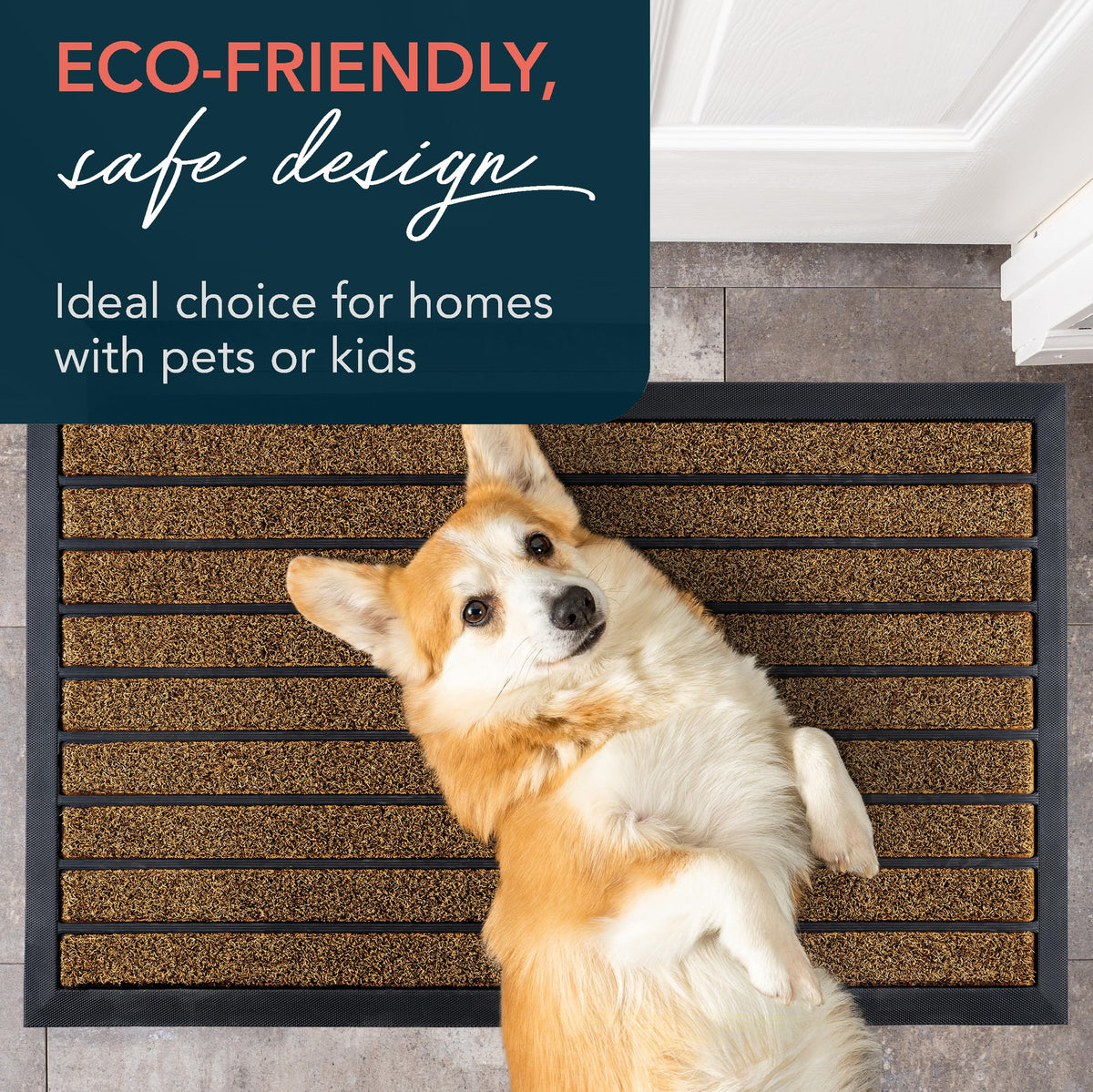 ubdyo heavy-traffic mat withstands daily entrance use