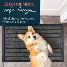 ubdyo low-profile mat prevents door jams while open doors