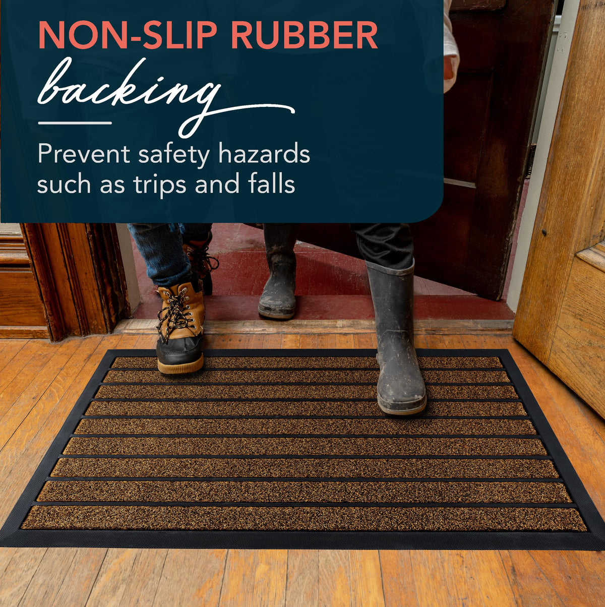 ubdyo modern design door mat adds stylish curb appeal