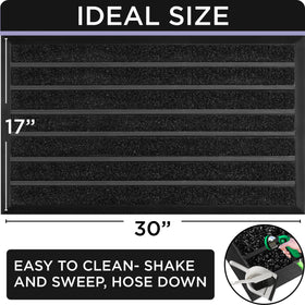 ubdyo mud remover outdoor entry rug keeps footwear clean.