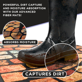 ubdyo outdoor-indoor all-weather mat provides anti-slip footing