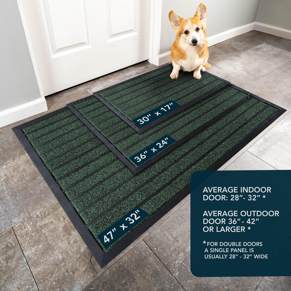 ubdyo outdoor rug blends grass and rubber for reliable performance.