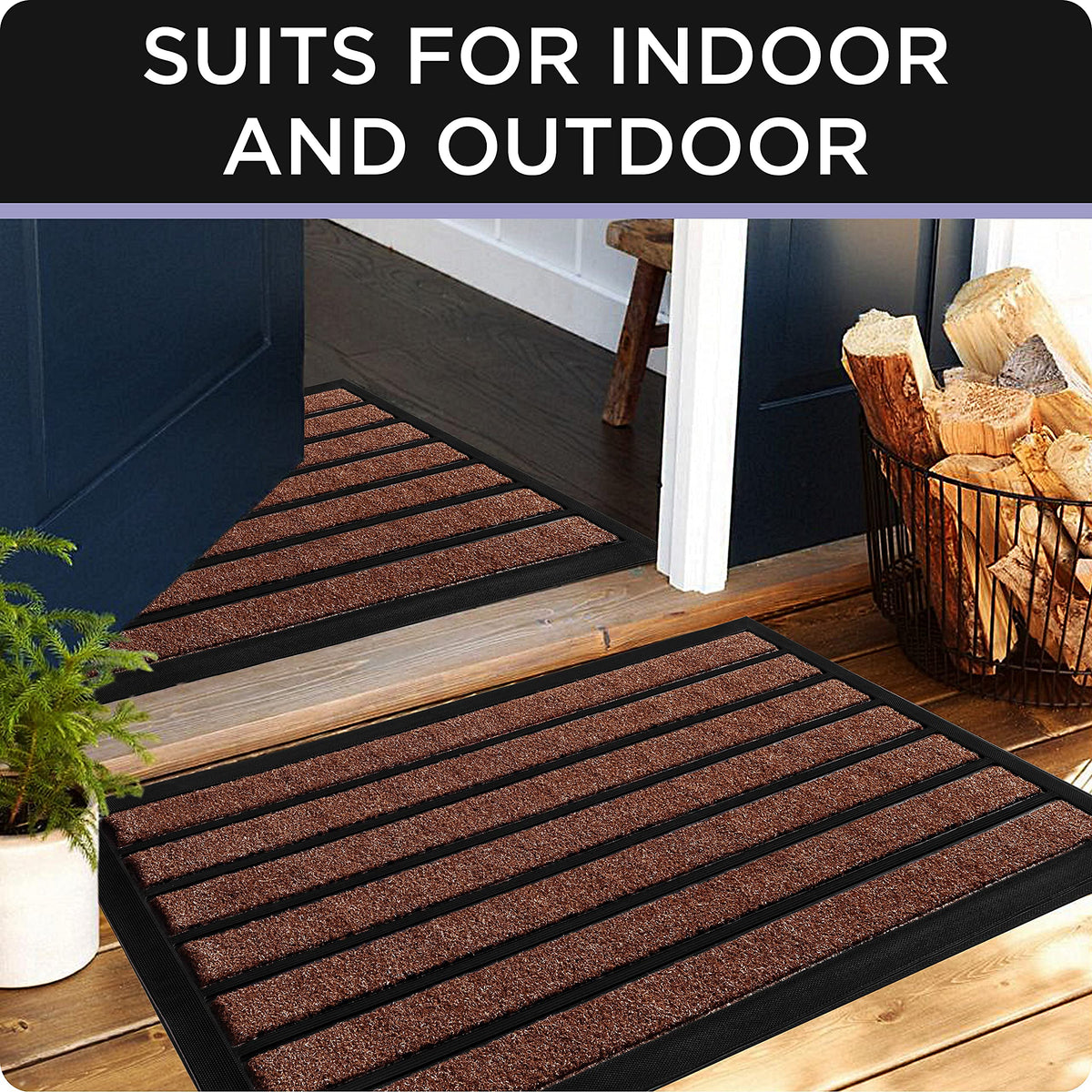 UBDYO stylish entrance mat improves curb appeal while trapping dirt