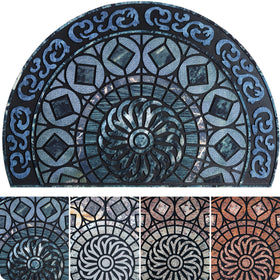 ubdyo warm stylish front door mat with low pile for clean entrance and smooth door operation