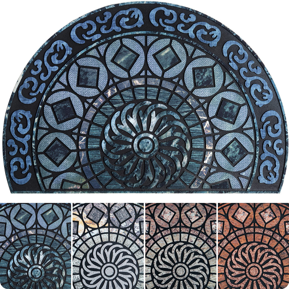 ubdyo warm stylish front door mat with low pile for clean entrance and smooth door operation