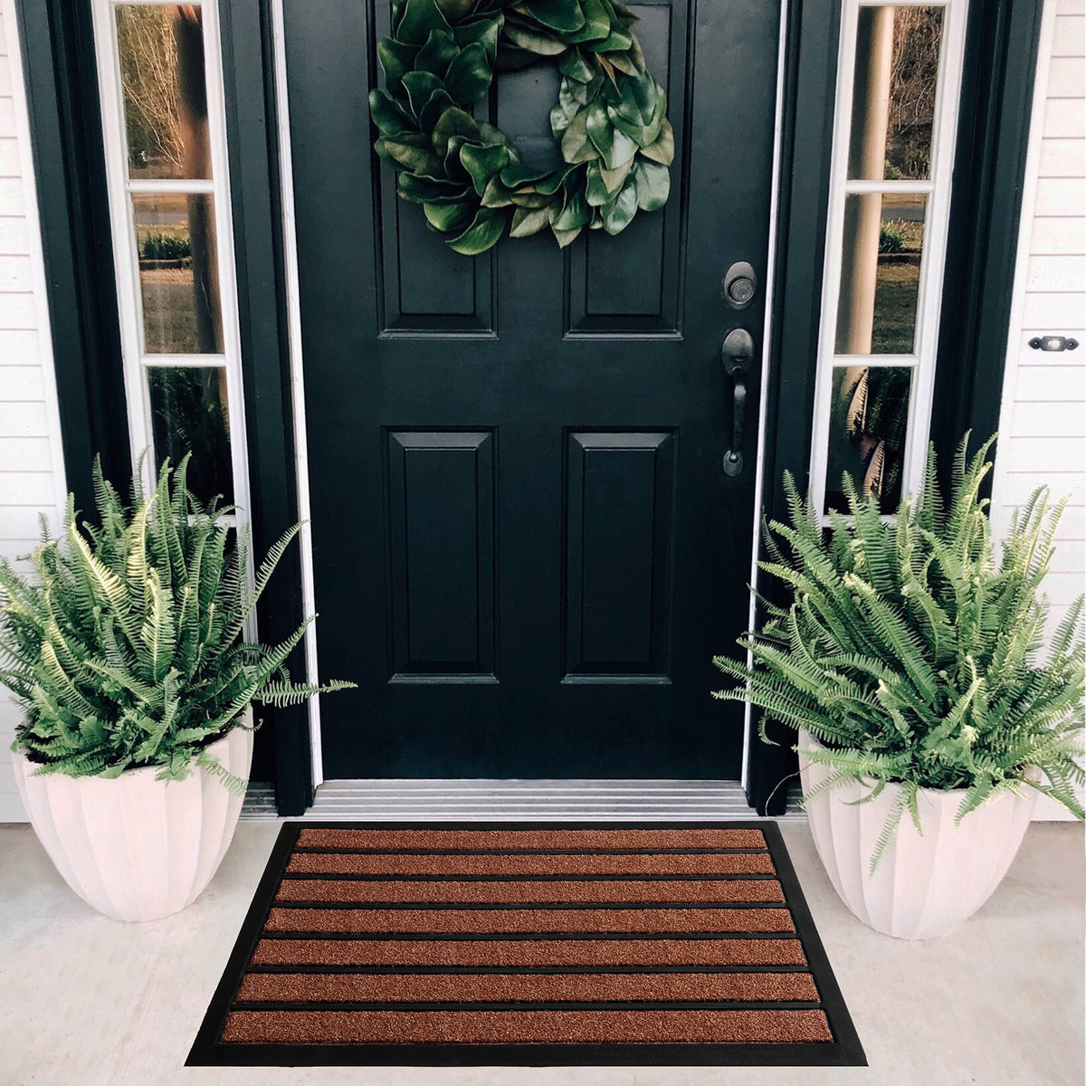 UBDYO water-resistant design protects the doorstep in wet weather
