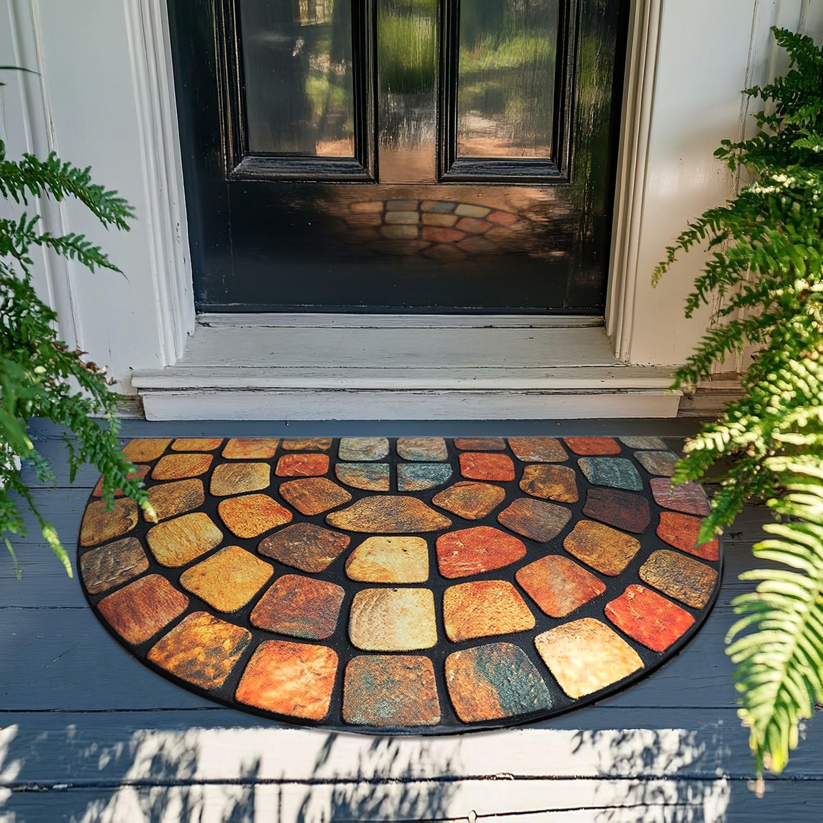 ubdyo vibrant orange color adds welcoming curb appeal