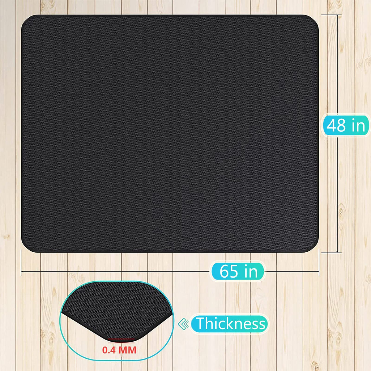 UBeesize multi-use mat for grills, fire pits, camping.