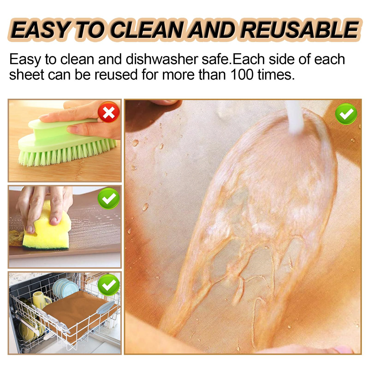 UBeesize reusable mats save money by replacing disposable liners with durable sheets.