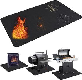UBeesize under-grill-mat 65x48 protecting deck from grease and sparks.