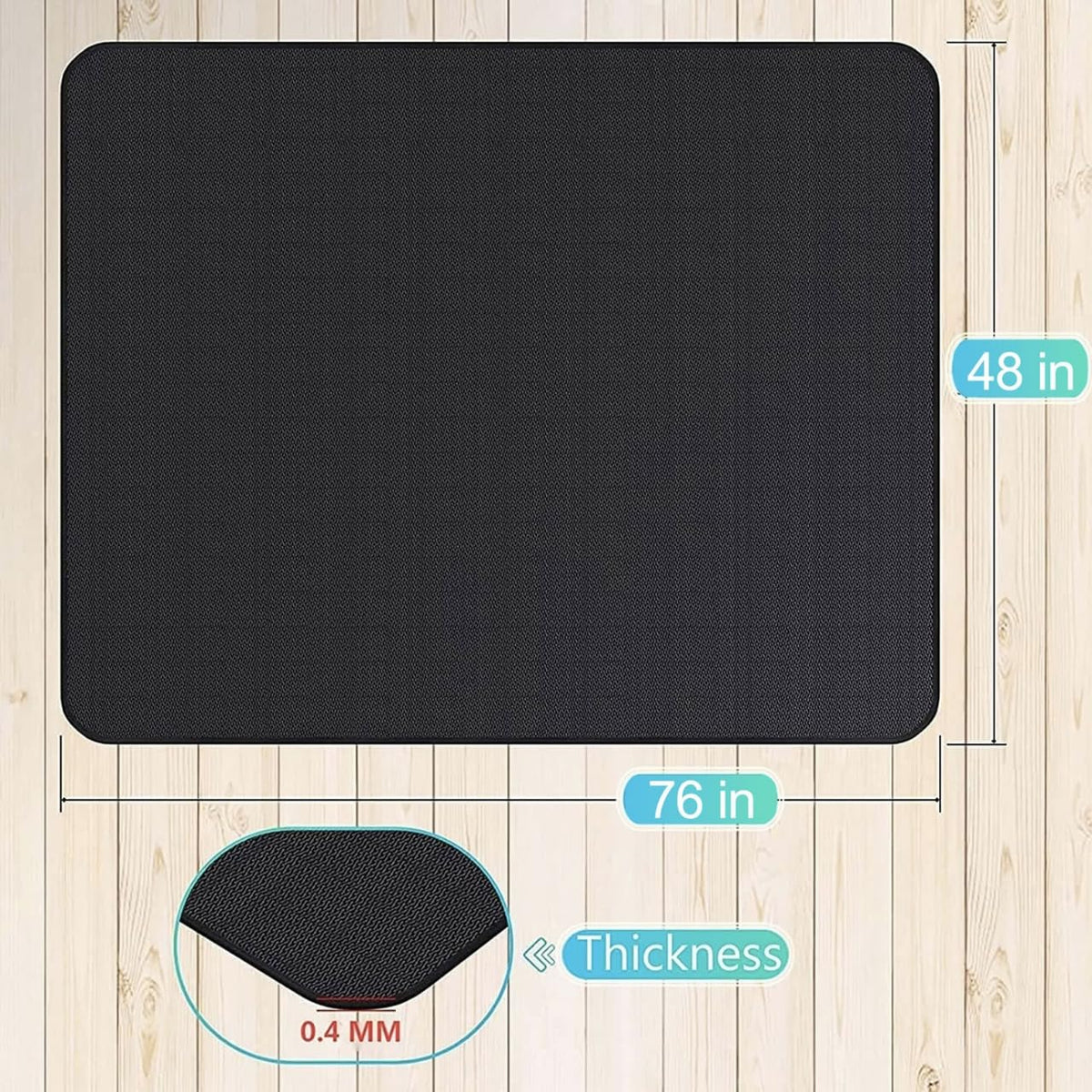 UBeesize wide coverage protects decks, patios, and grass areas