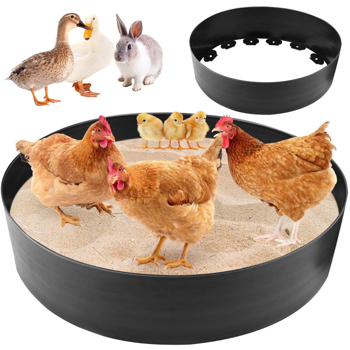 UCandy Dust Bath multiuse coop option for versatile use