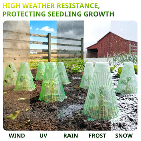 UCandy cloches install quickly with stakes