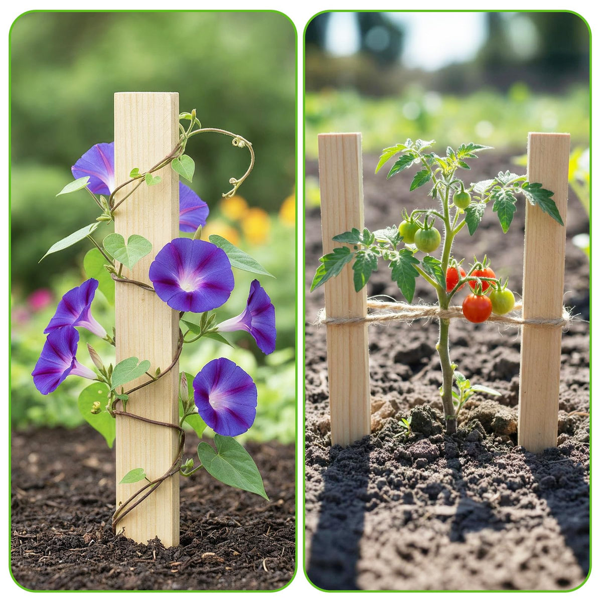 UCandy wooden stake as a sign post in outdoor spaces.