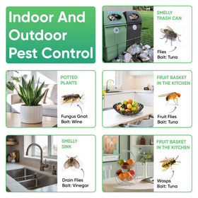 UCatch fly stick trap ideal for barns and gardens year-round use.