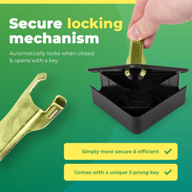 UCatch LockBait Pro station fits tight spaces like corners and behind appliances.