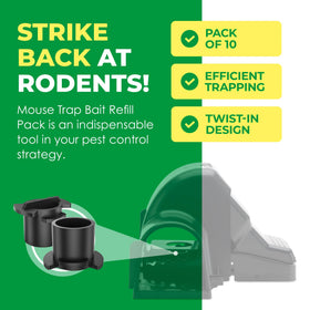 UCatch peanut butter scent refill attracts indoor and outdoor rodents.