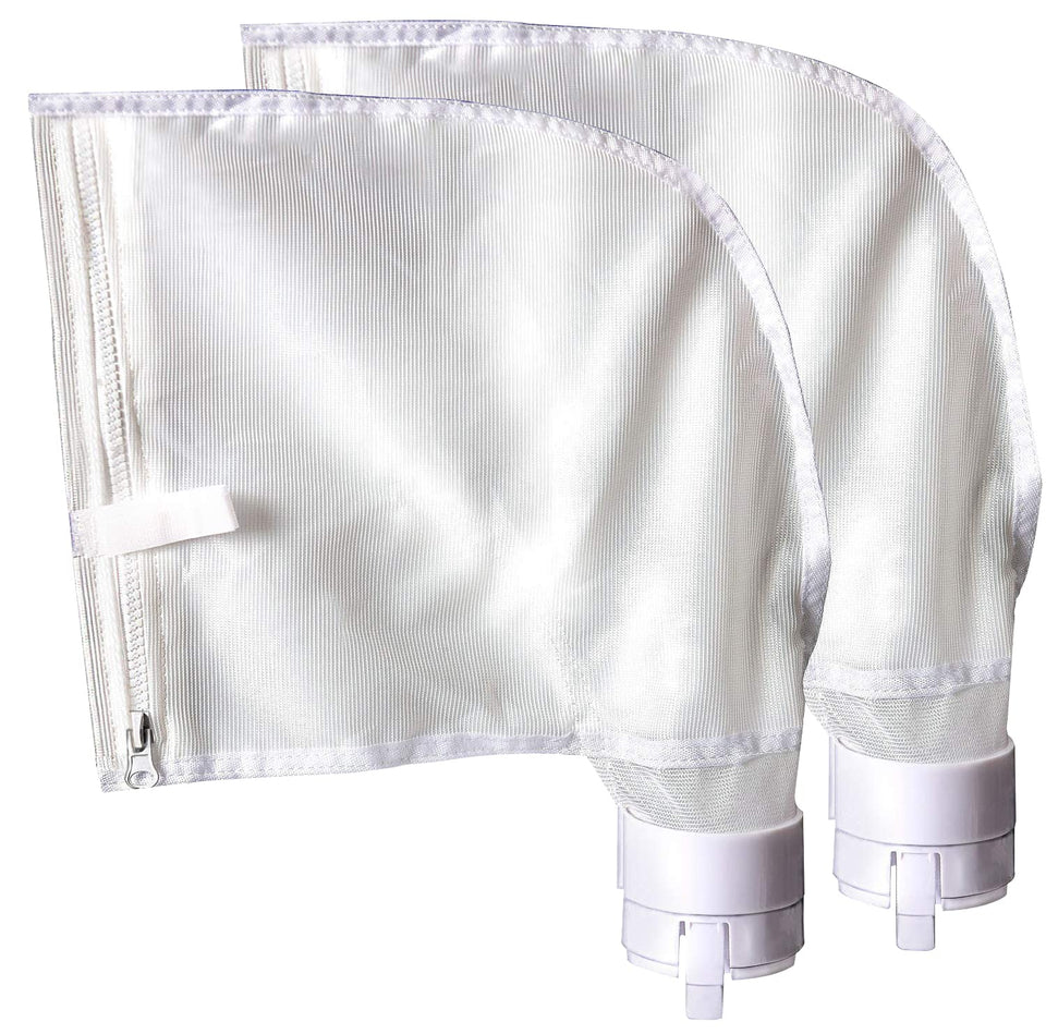 UCEDER 2-pack zippered filter bag for Polaris 360 demonstrates secure fit and easy cleaning