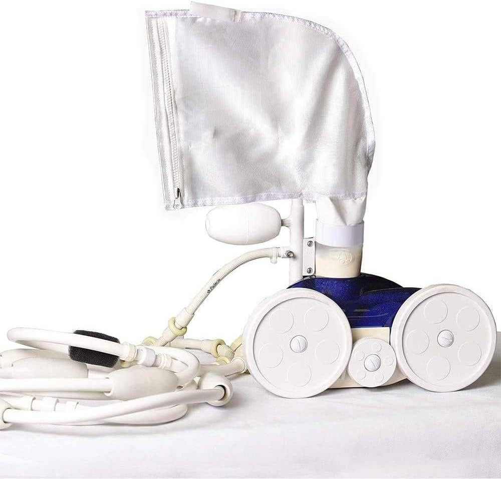UCEDER debris-capacity bag handles leaves, twigs, and dirt during pool cleanup