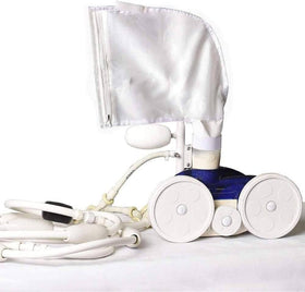 UCEDER debris-capacity bag handles leaves, twigs, and dirt during pool cleanup