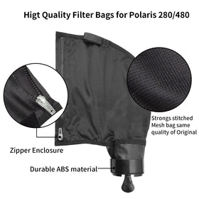 UCEDER easy-install zipper bag simplifies replacement and cleaning.