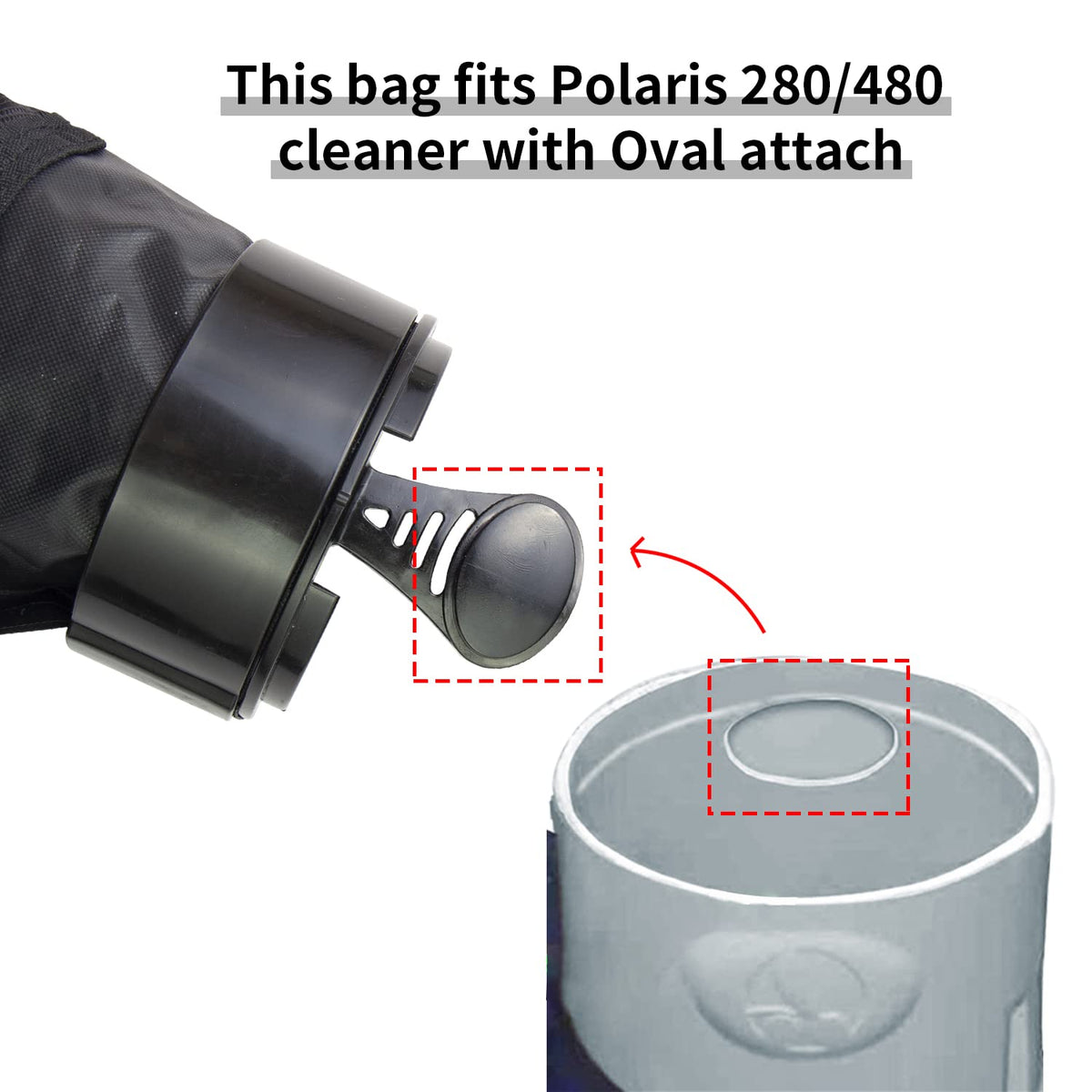 UCEDER Polaris 280 bag fit demonstrates compatibility and straightforward installation.