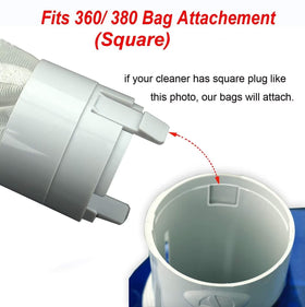 UCEDER Polaris 360 compatible zipper bag for easy maintenance