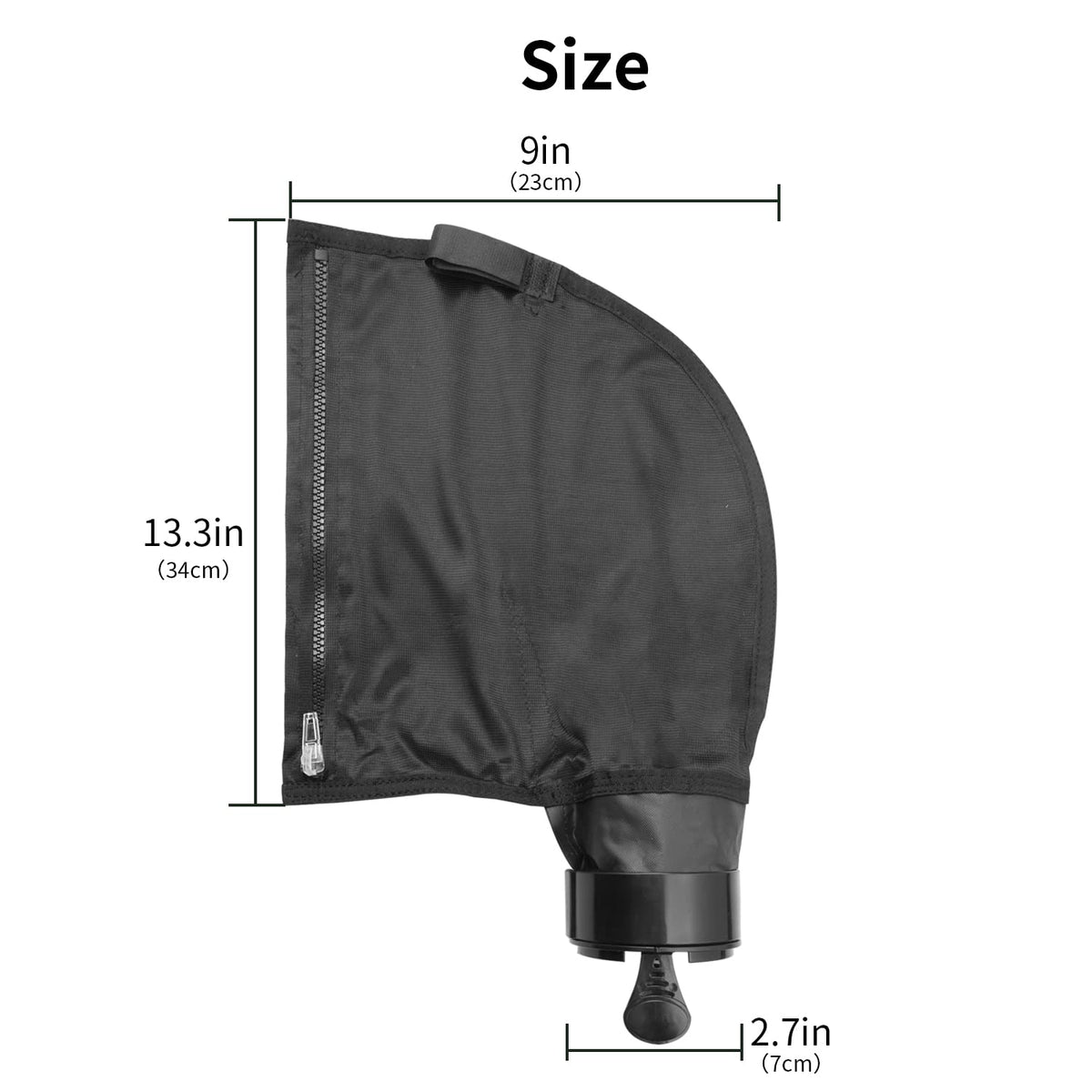 UCEDER resin zipper resists pool chemicals for long-lasting performance.