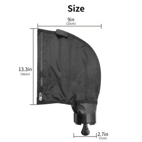 UCEDER resin zipper resists pool chemicals for long-lasting performance.