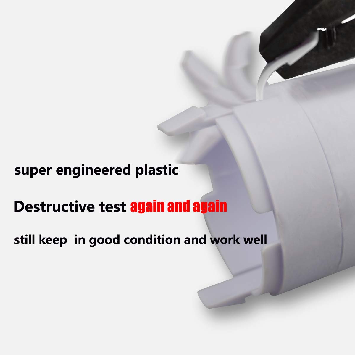 UCEDER bag close up reveals reinforced stitching for heavy leaves and dirt.