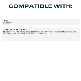 UDC GX25628 aramid-cord belt core for enhanced strength.